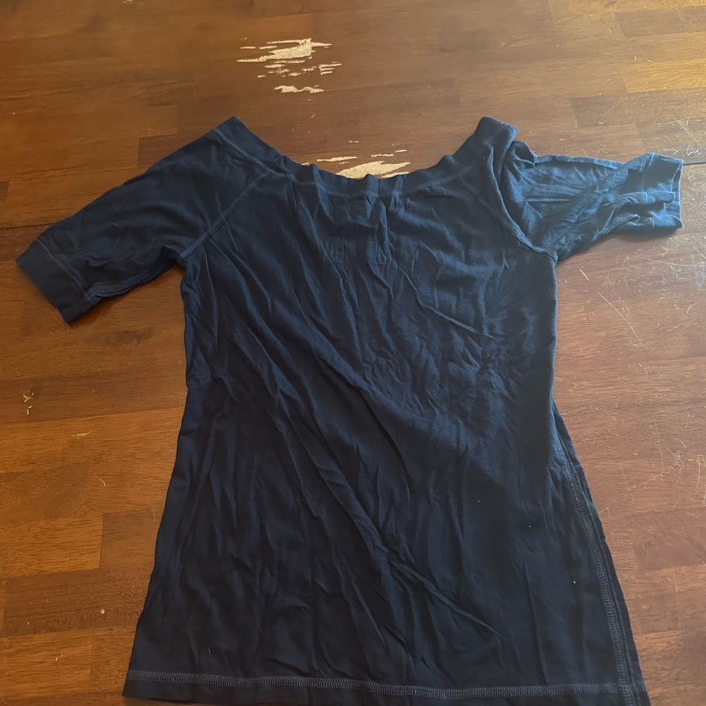 Hollister Dark Blue Women's Blouse - Picture 3 of 3